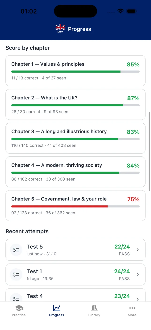 LitUK app screenshot 4